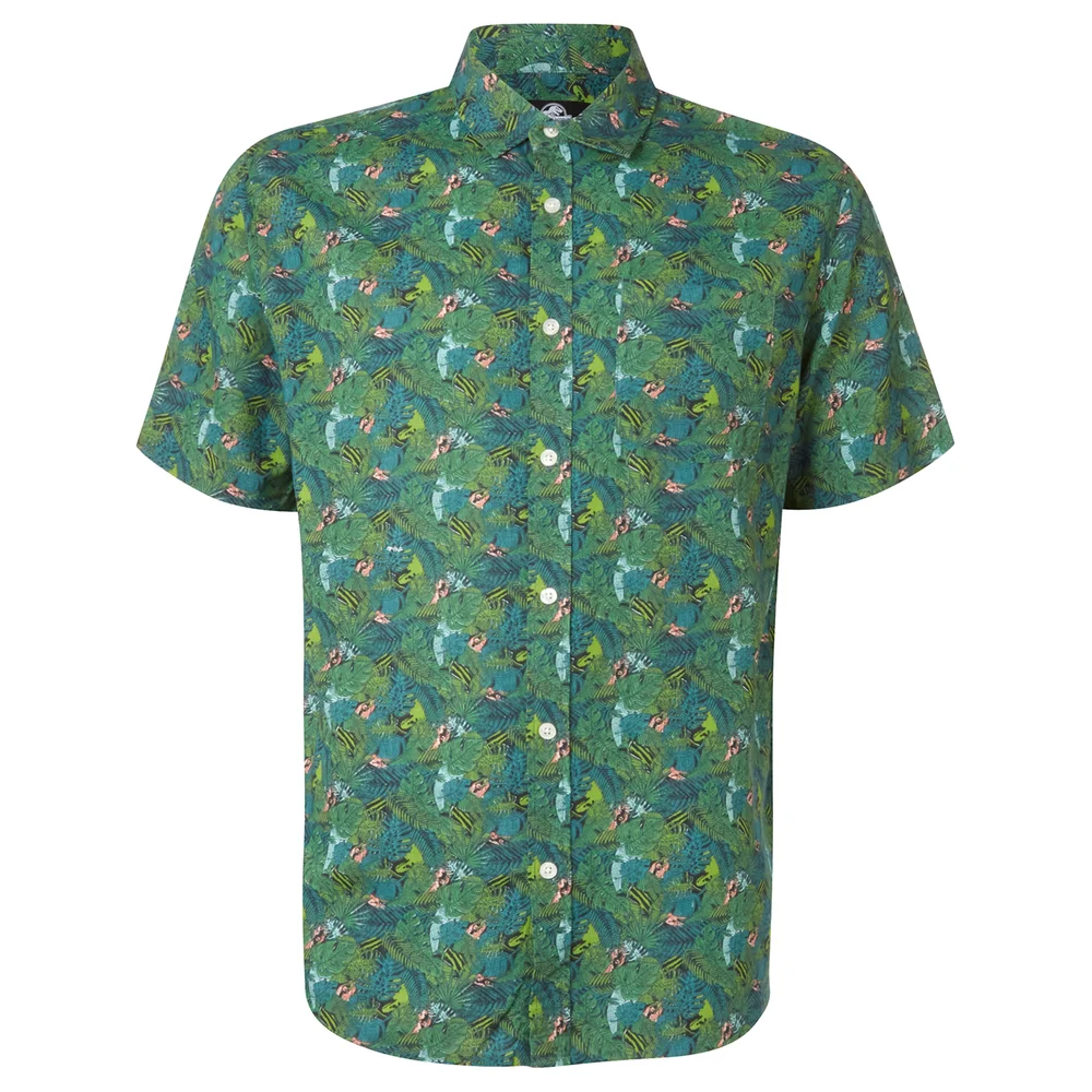 Limited Edition Jurassic Park Raptor Floral Printed Shirt - Zavvi Exclusive - S Afbeelding 1