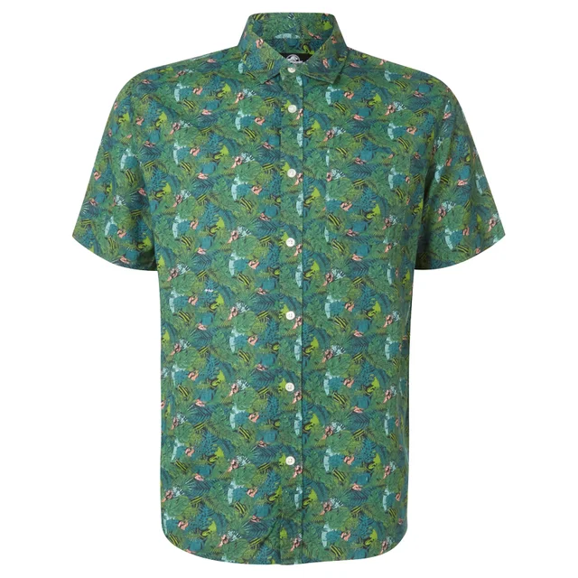 Limited Edition Jurassic Park Raptor Floral Printed Shirt - Zavvi Exclusive