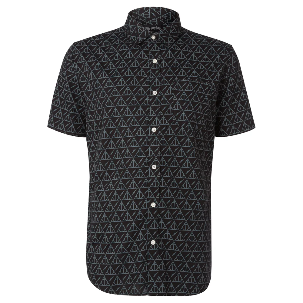 Limited Edition Harry Potter Deathly Hallows Printed Shirt - Zavvi Exclusive - XS Afbeelding 1