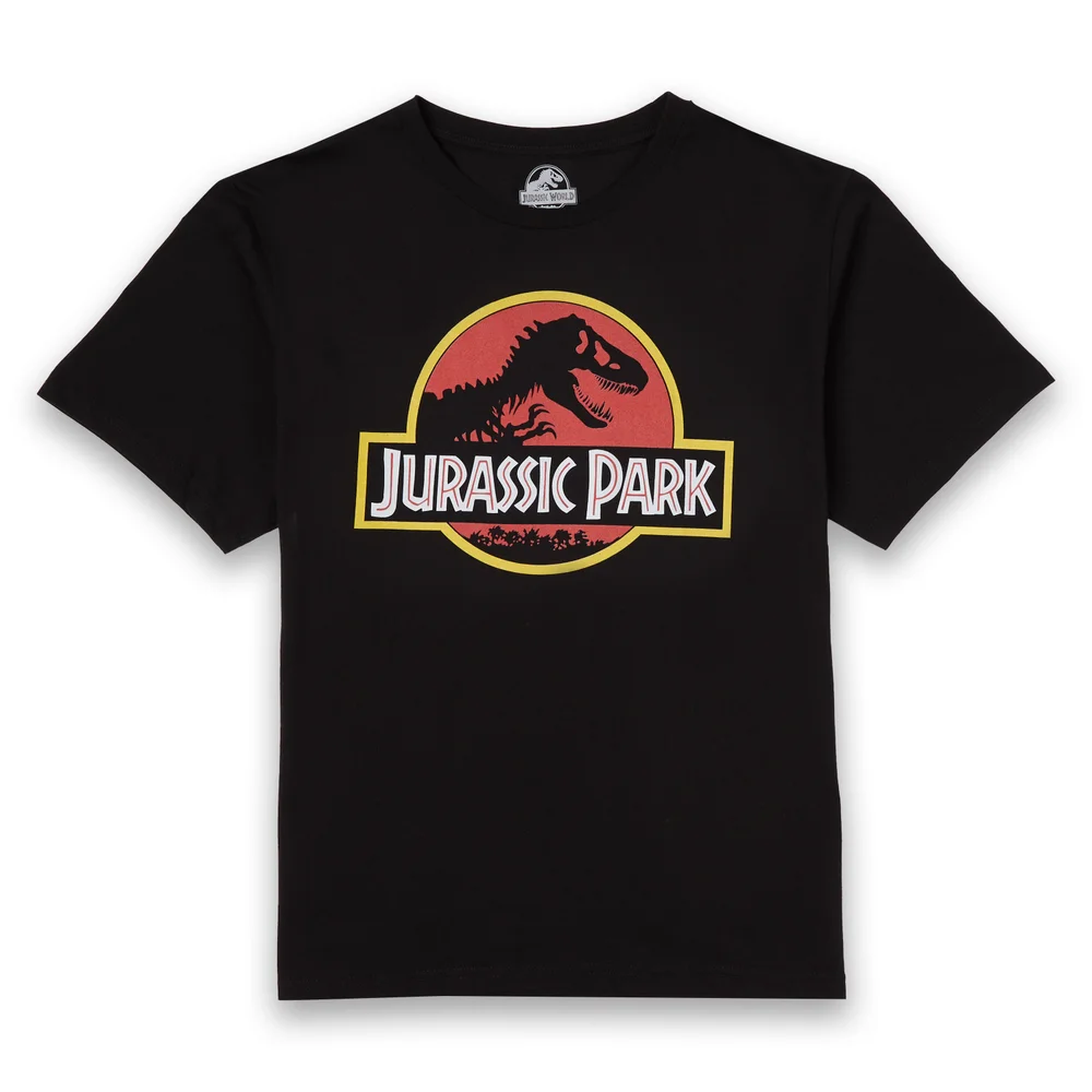 Classic Jurassic Park Logo Men's T-Shirt - Black - S Afbeelding 1