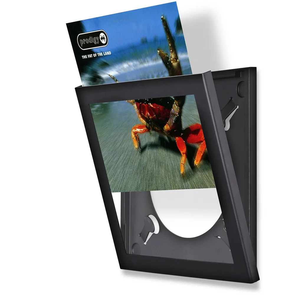 Toon en luister - zwarte LP Flip Frame Afbeelding 1
