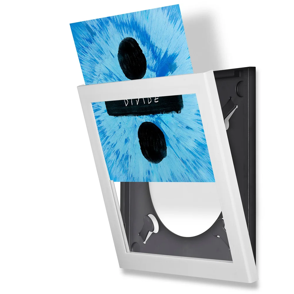 Laat zien en luisteren - Witte LP Flip Frame Afbeelding 1