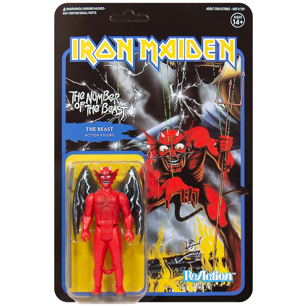 Super7 Iron Maiden ReActiefiguur - The Number Of The Beast Afbeelding 1