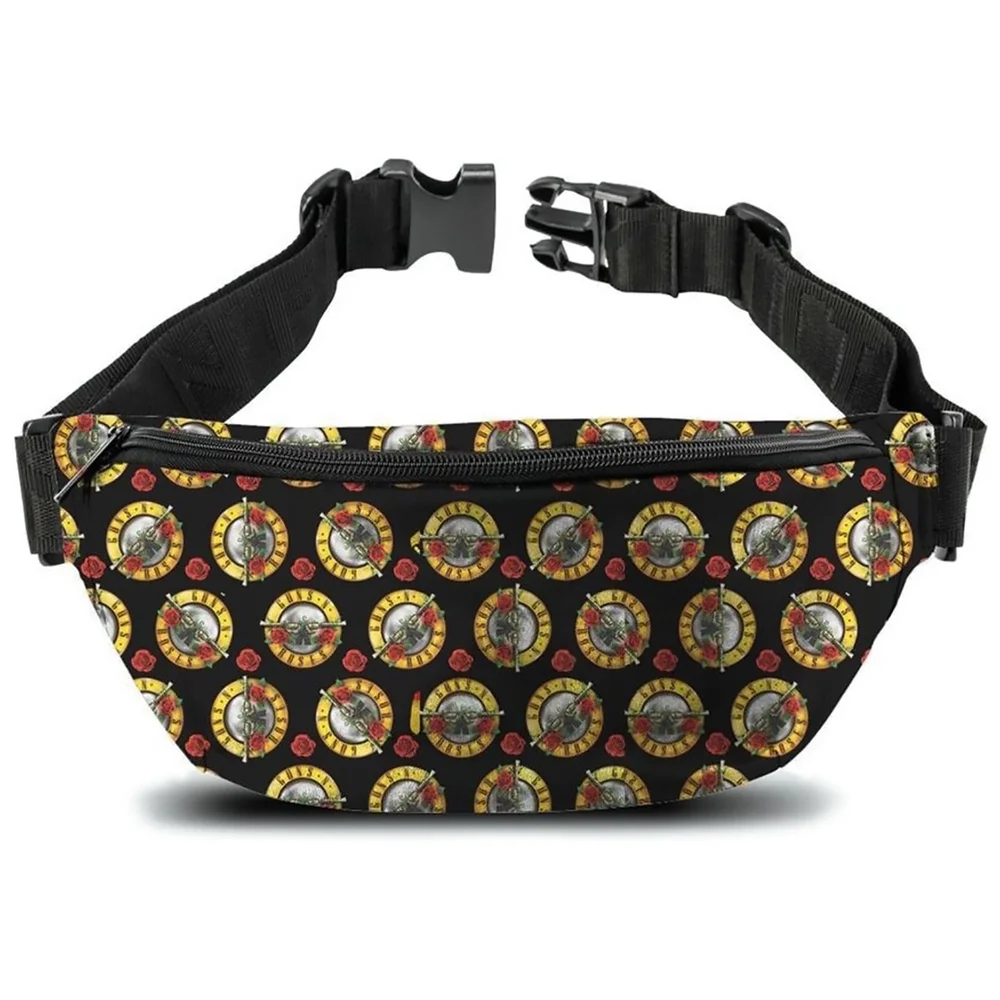 Rocksax Guns 'N' Roses Roses All-Over Bum Bag Afbeelding 1