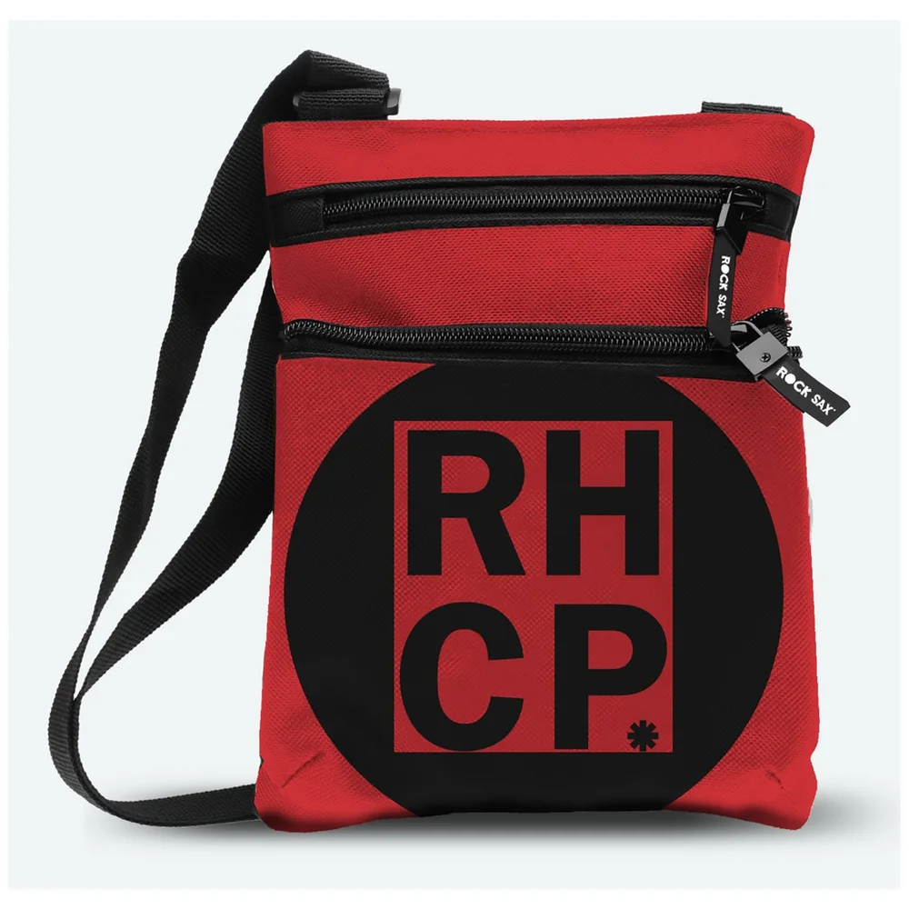 Rocksax Red Hot Chili Peppers Red Square Body Bag Afbeelding 1