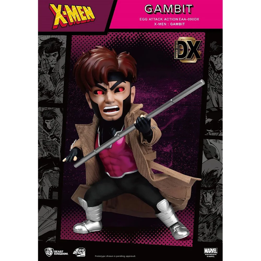 Beast Kingdom X-men Eaa-090dx Gambit PX Actiefiguur Deluxe Versie Afbeelding 1