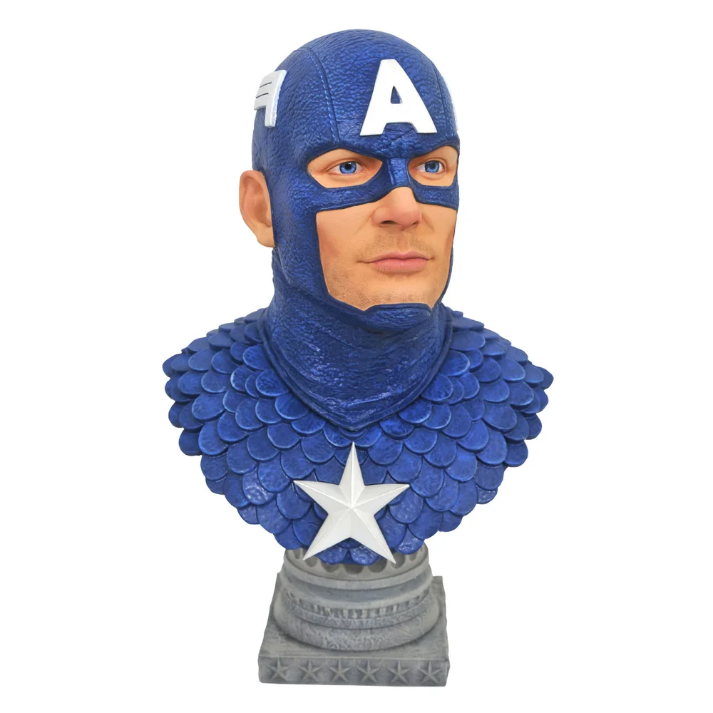 Diamond Select Marvel Legends in 3D 1/2 schaal buste - Captain America Afbeelding 1