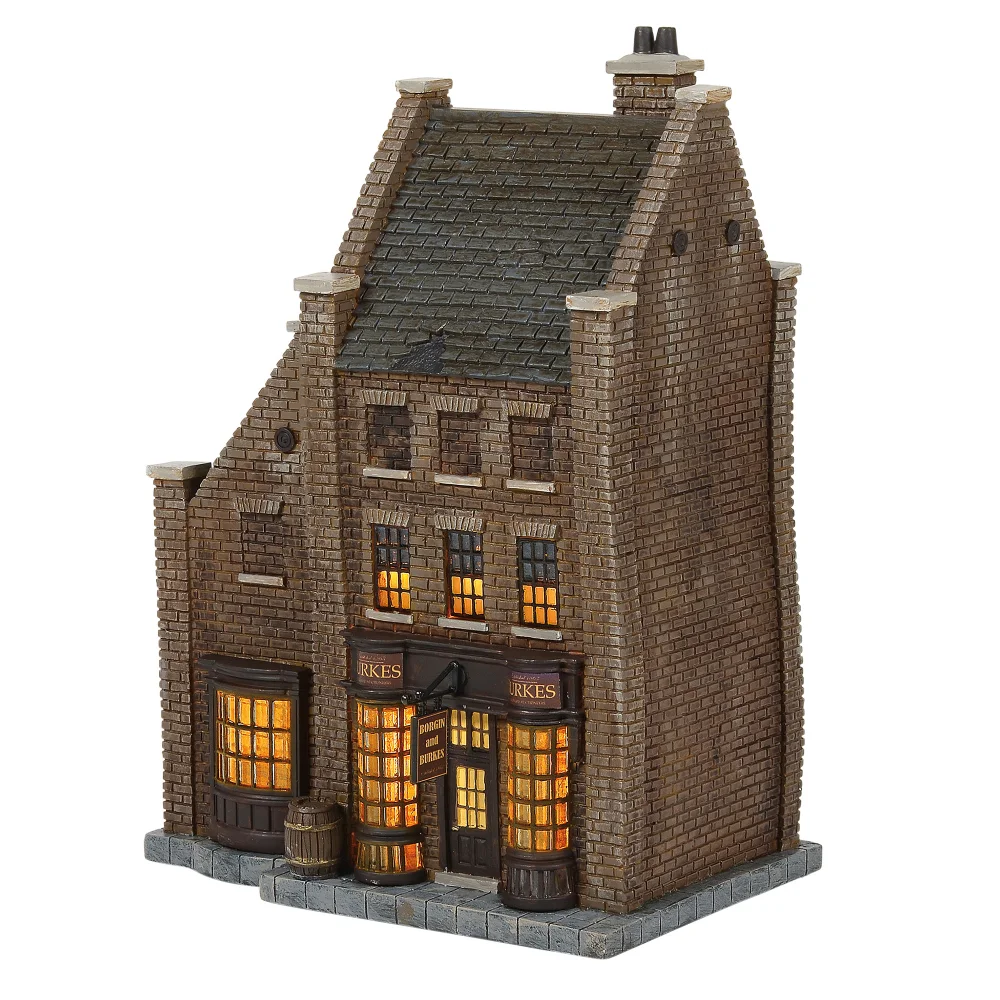 Enesco Harry Potter Illuminated Buildings Borgin and Burkes™ (22cm) Afbeelding 1