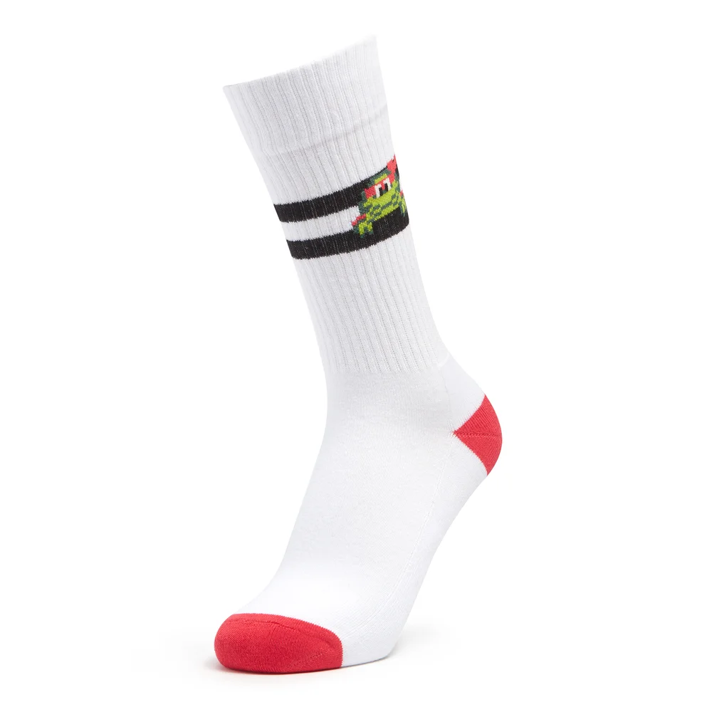 Men's TMNT Sports Socks - White - UK 4-7.5 Afbeelding 1