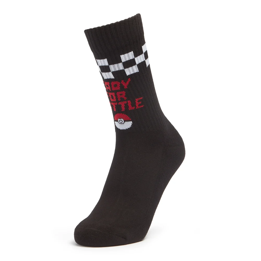 Men's Pokémon Ready For Battle Socks - Black - UK 4-7.5 Afbeelding 1