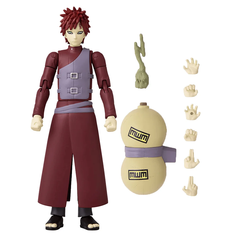 Bandai Anime Heroes Naruto Shippuden Gaara Action Figure Afbeelding 1