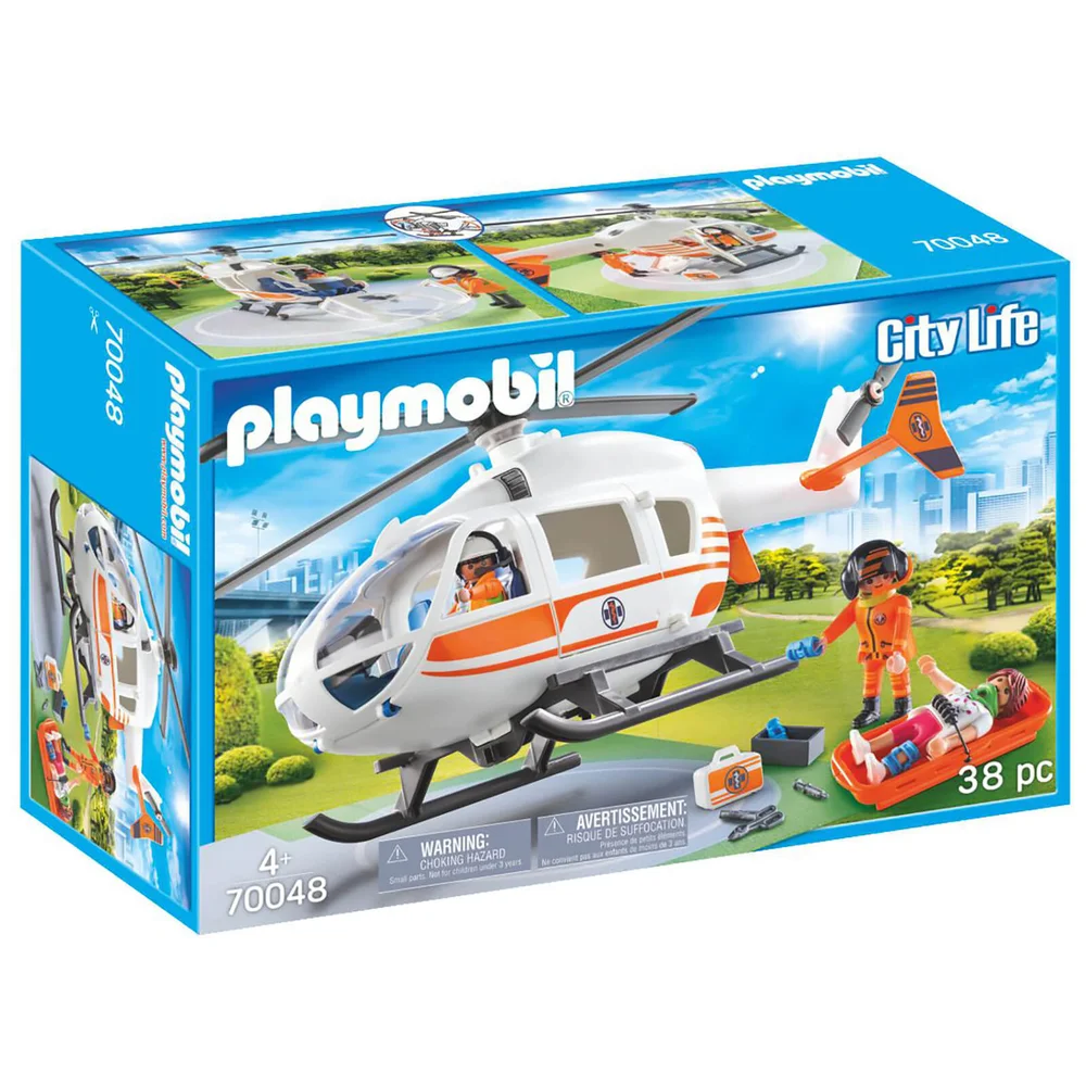 Playmobil City Life Reddingshelikopter (70048) Afbeelding 1