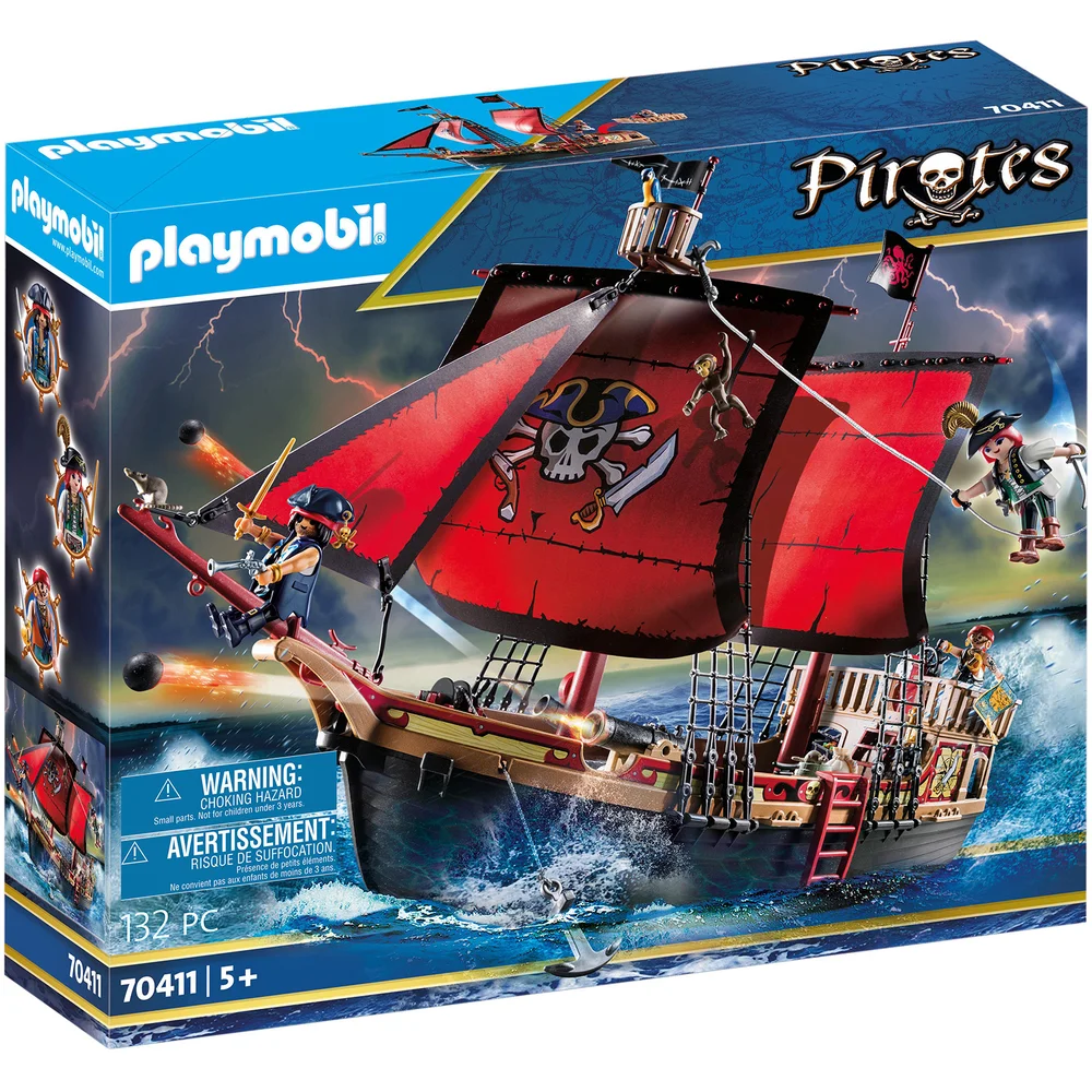 Playmobil Piraten Schedel Piratenschip (70411) Afbeelding 1