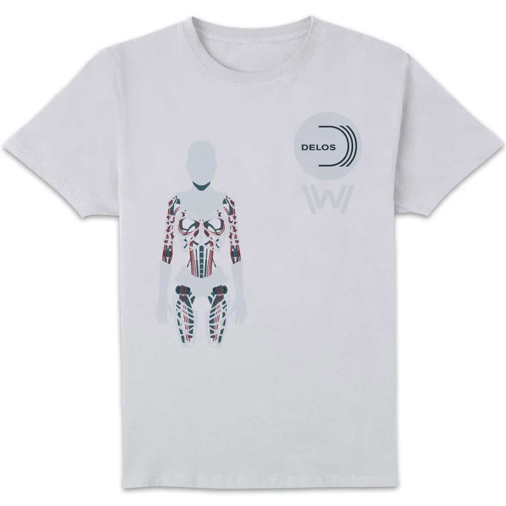 Westworld Delos Host Men's T-Shirt - White - S Afbeelding 1