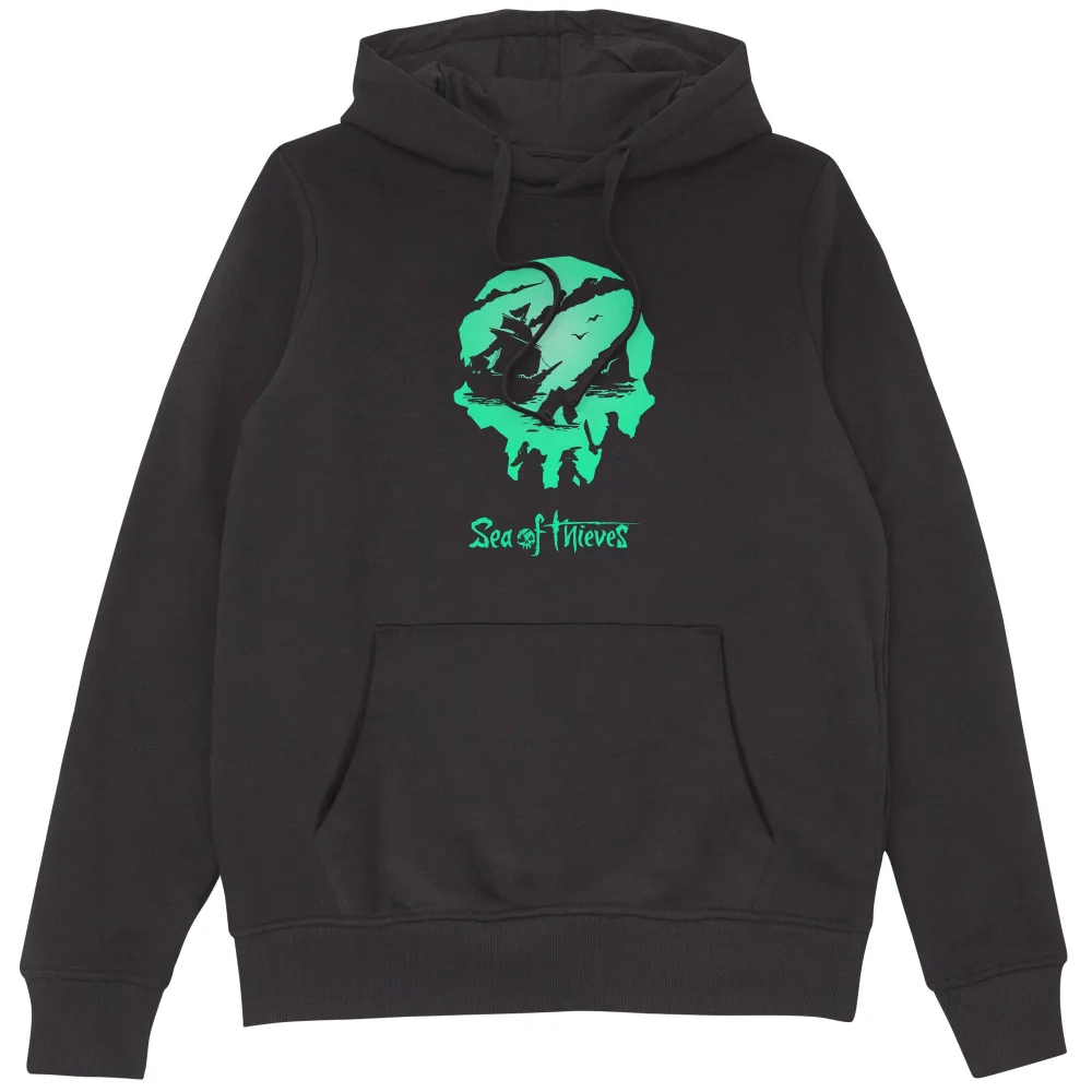 Sea Of Thieves 2nd Anniversary Logo Unisex Hoodie - Black - S Afbeelding 1