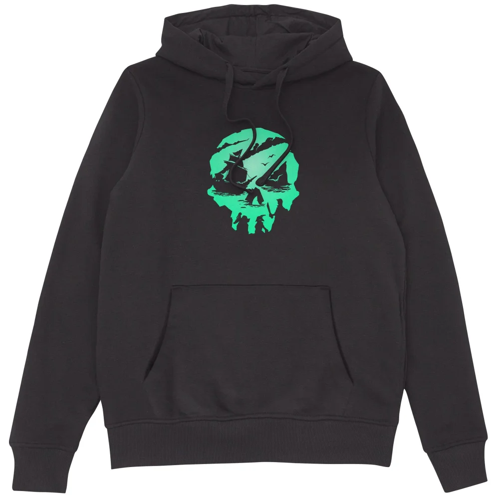 Sea Of Thieves 2nd Anniversary Skull Unisex Hoodie - Black - S Afbeelding 1
