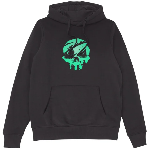 Sea Of Thieves 2nd Anniversary Skull Unisex Hoodie - Black