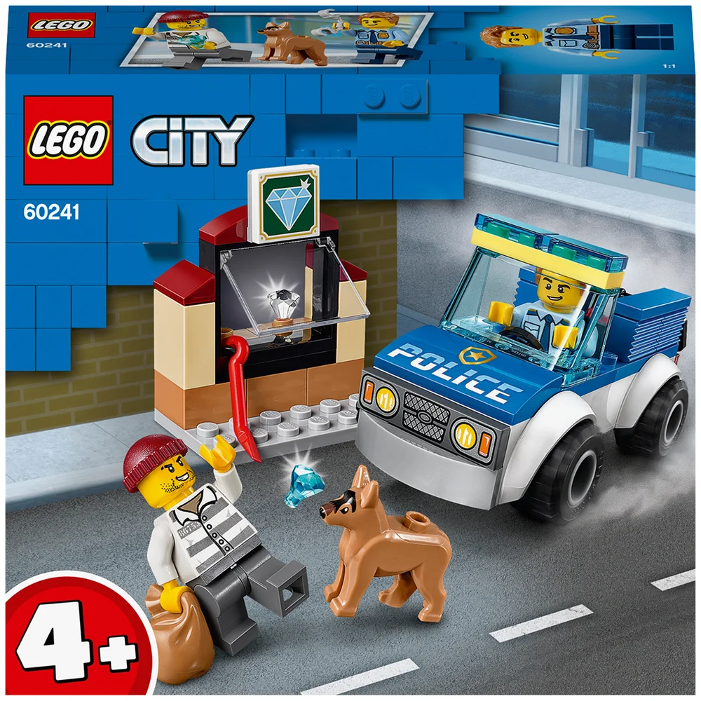 LEGO 4+ Stad: Politie Honden Eenheid Bouwset (60241) Afbeelding 1