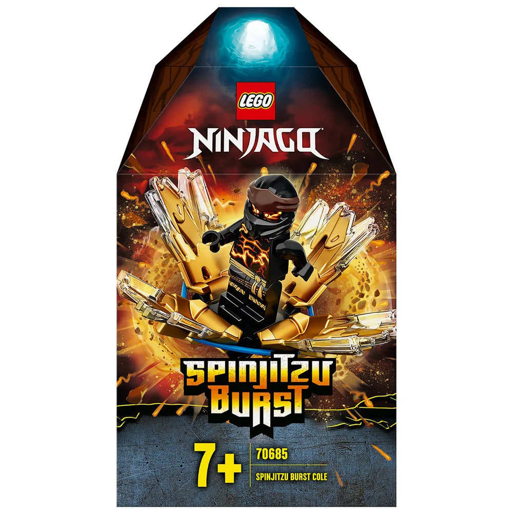 LEGO NINJAGO: Spinjitzu Burst - Cole Spinner Black Ninja (70685) Afbeelding 1