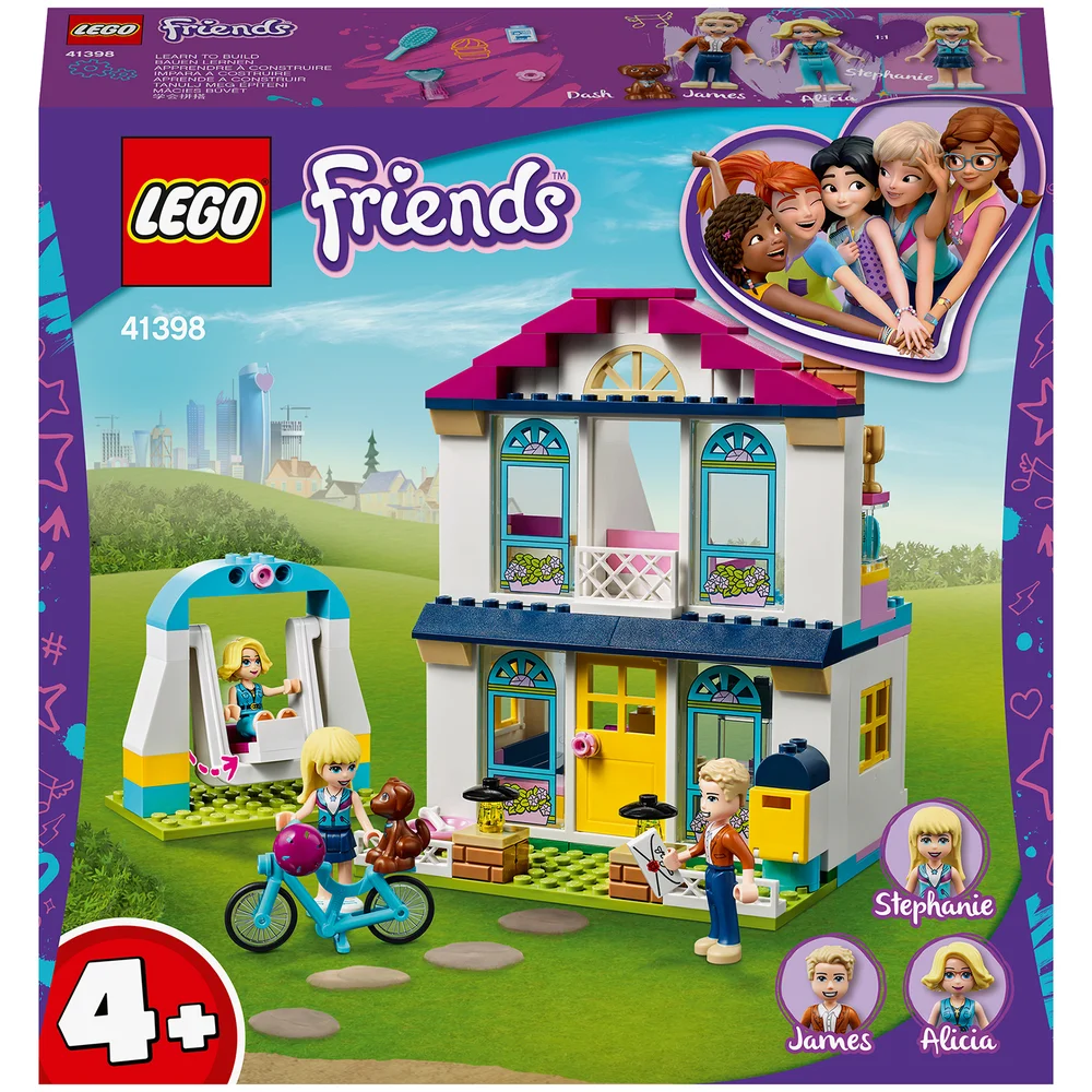 LEGO Vrienden: 4+ Stephanie's Huis Mini Poppen Speelset (41398) Afbeelding 1