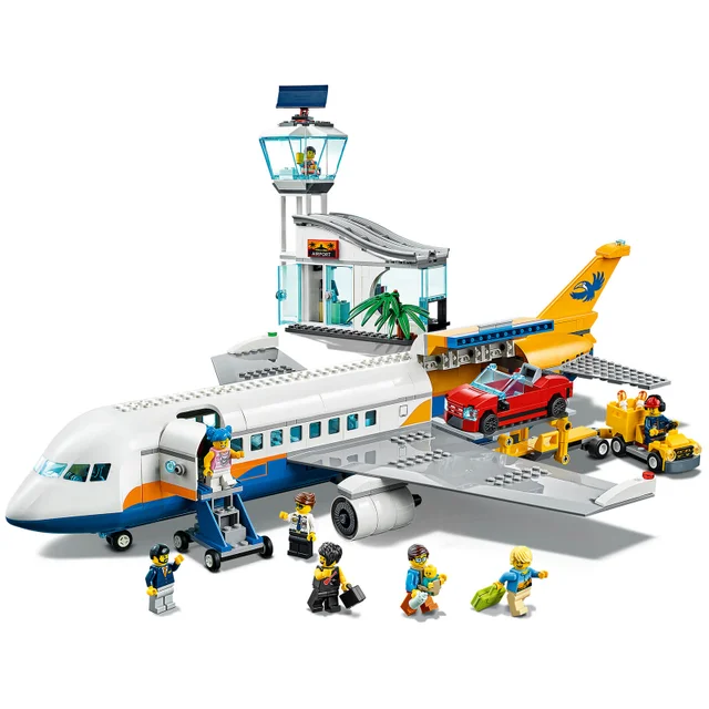 LEGO 60262 City Airport Passagiersvliegtuig Terminal en Truck Bouwset met Poppetjes voor Kinderen van 6 Jaar en Ouder