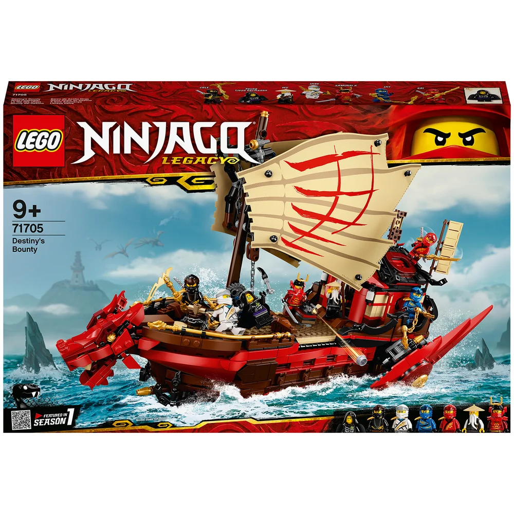 LEGO NINJAGO: Legacy Destiny's Bounty schip set (71705) Afbeelding 1