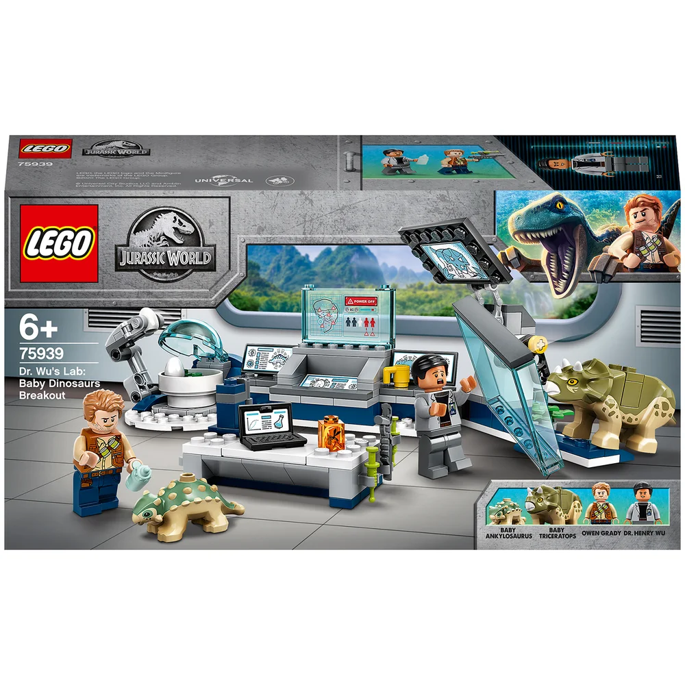 LEGO Jurassic World: Baby Dinosaurus Lab Breakout Toy (75939) Afbeelding 1