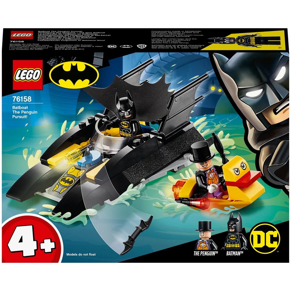 LEGO DC Batman 4+ Batboat De Pinguïn Achtervolging speelgoed (76158) Afbeelding 1