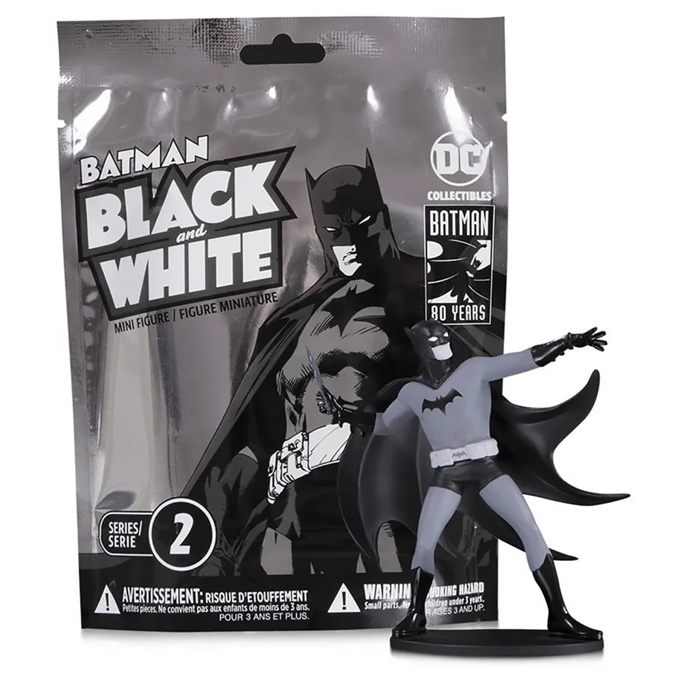 DC Collectibles DC Comics Batman Zwart-Wit Blind Bag Minifiguur - Golf 2 (Assortiment) Afbeelding 1