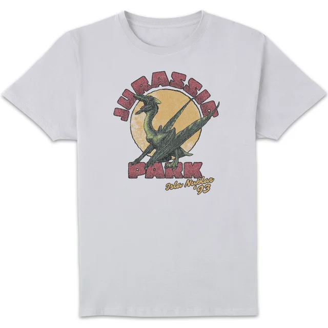 Jurassic Park Winged Threat Unisex T-Shirt - Wit