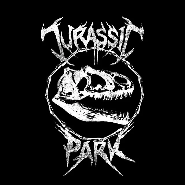 Jurassic Park Bones Rex Unisex T-Shirt - Zwart