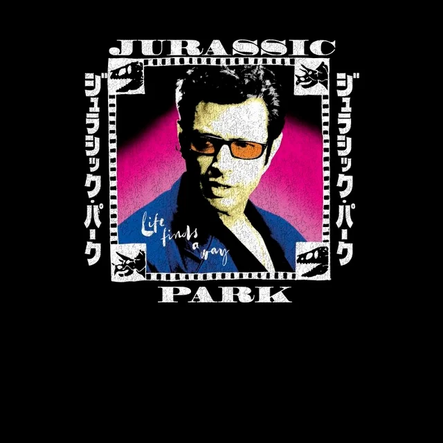 Jurassic Park Jeff Men's T-Shirt - Zwart