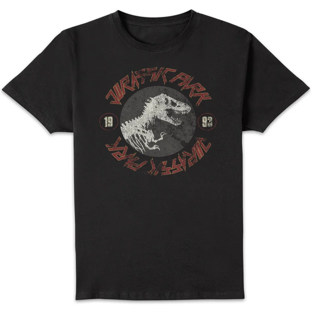 Jurassic Park Classic Twist Men's T-Shirt - Zwart - S Afbeelding 1