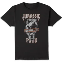 Jurassic Park Rex Punk Men's T-Shirt - Zwart