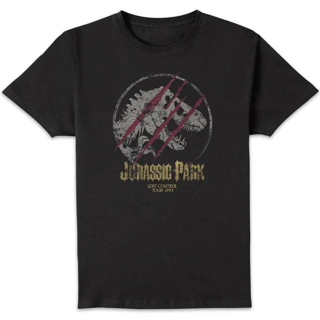 Jurassic Park Lost Control Men's T-Shirt - Zwart