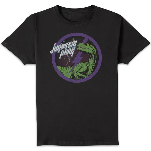 Jurassic Park Raptor Bolt Men's T-Shirt - Zwart