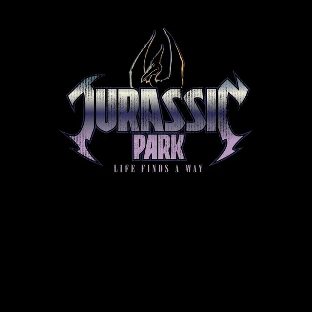 Jurassic Park Life Finds A Way Men's T-Shirt - Zwart
