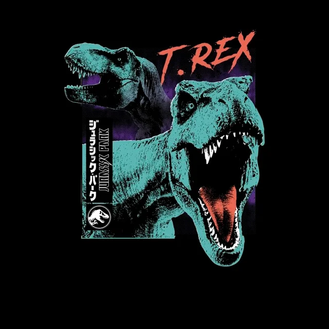Jurassic Park T-REXES Men's T-Shirt - Zwart