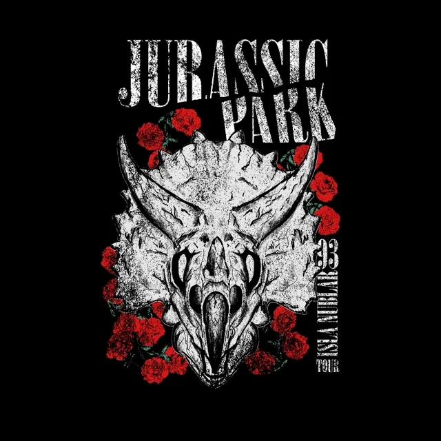 Jurassic Park Isla Nublar 93 Men's T-Shirt - Zwart