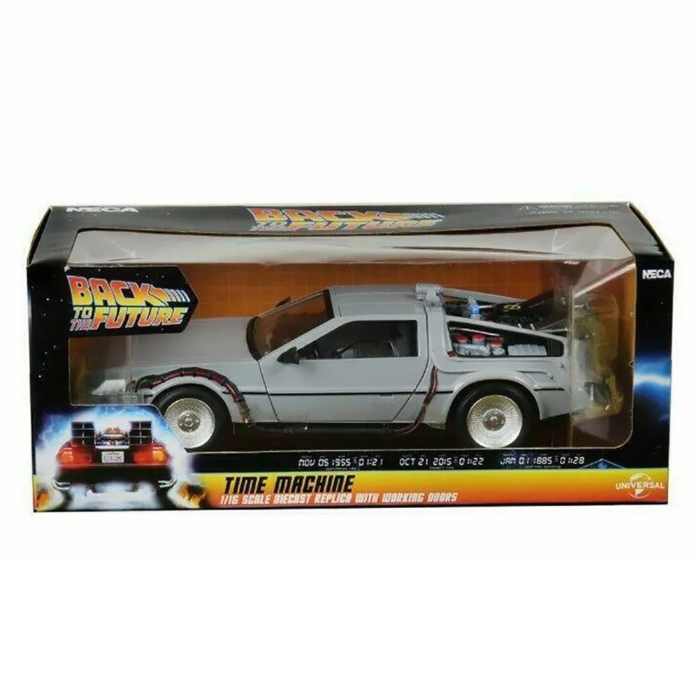 NECA Back To The Future Die Cast DeLorean Afbeelding 1
