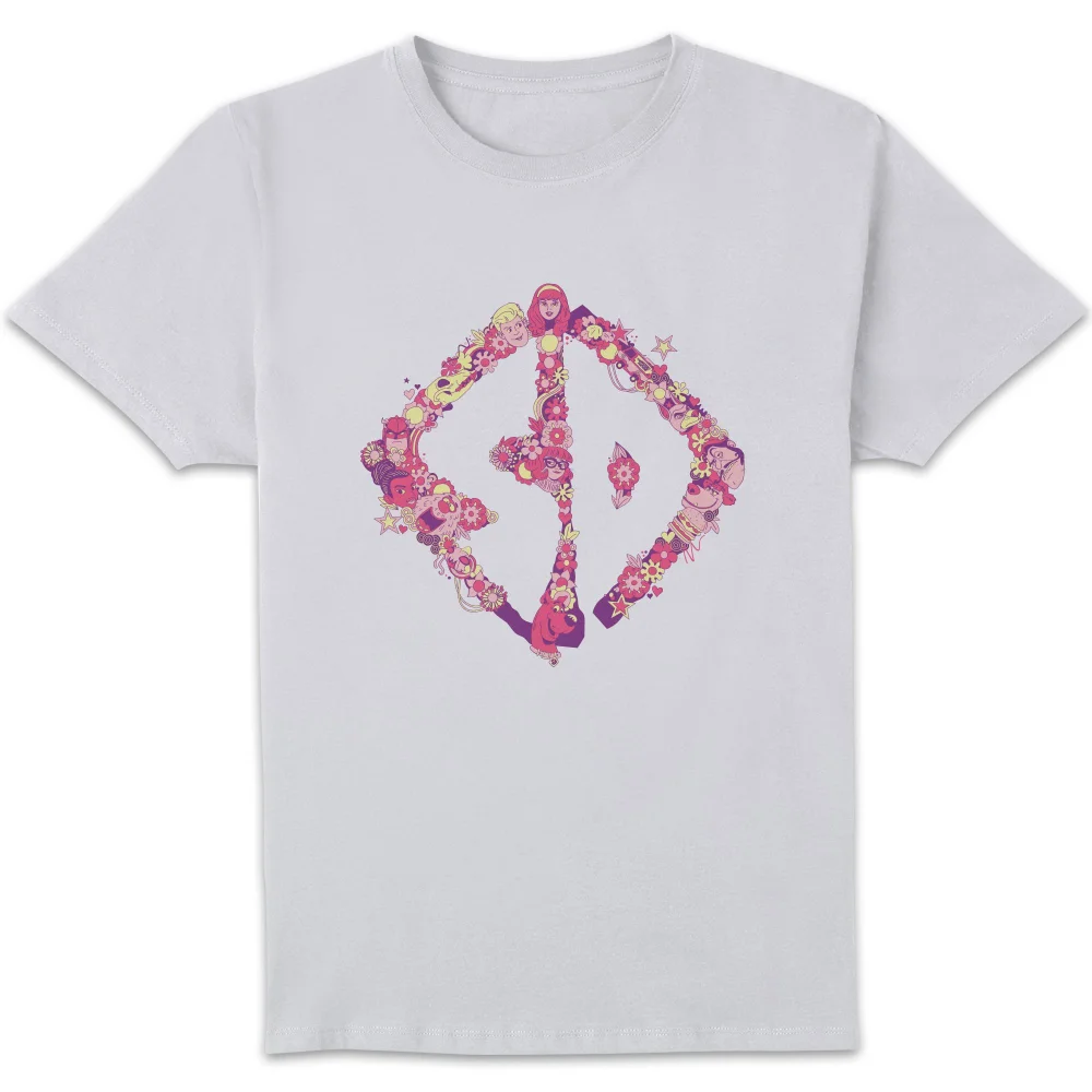 Scooby-Doo Floral Men's T-Shirt - White - S Afbeelding 1