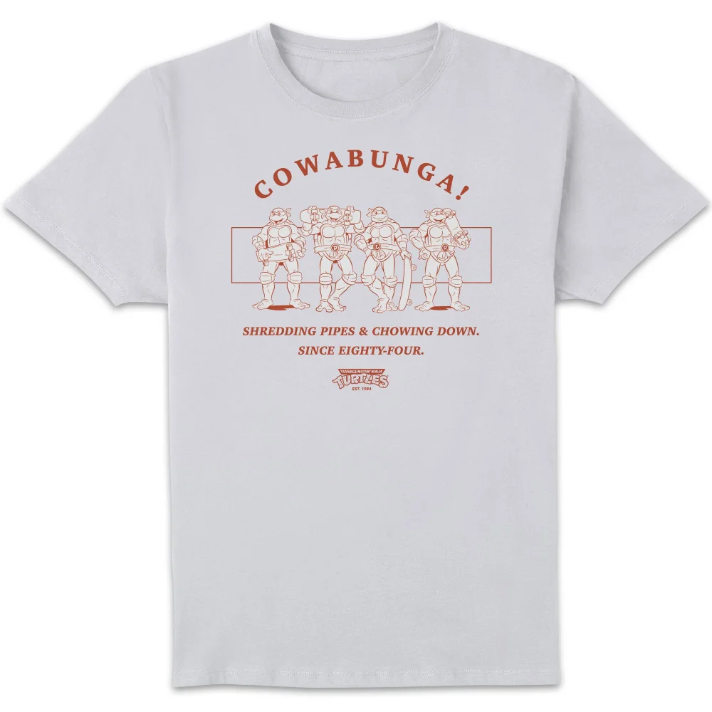 Teenage Mutant Ninja Turtles Chow Down Unisex T-Shirt - Wit - S Afbeelding 1