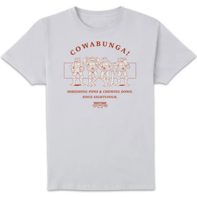 Teenage Mutant Ninja Turtles Chow Down Unisex T-Shirt - Wit