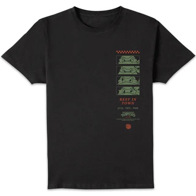 Teenage Mutant Ninja Turtles Fearsome Fighting Team Unisex T-Shirt - Zwart