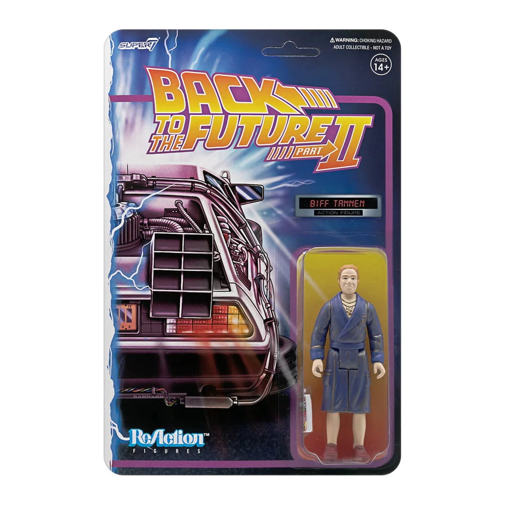 Super7 Back To The Future Part II ReActiefiguur - Biff Tannen (Badjas) Afbeelding 1