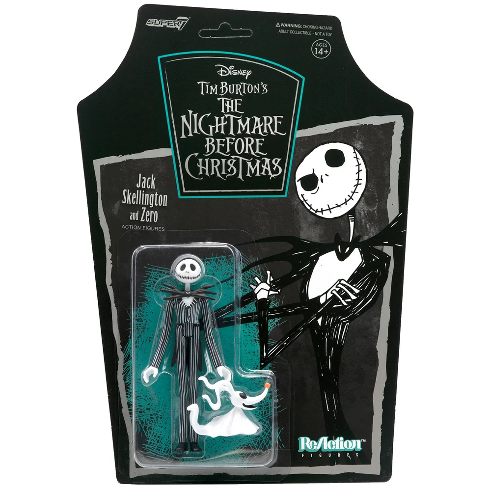 Super7 ReAction The Nightmare Before Christmas ReAction - Jack Skellington Afbeelding 1