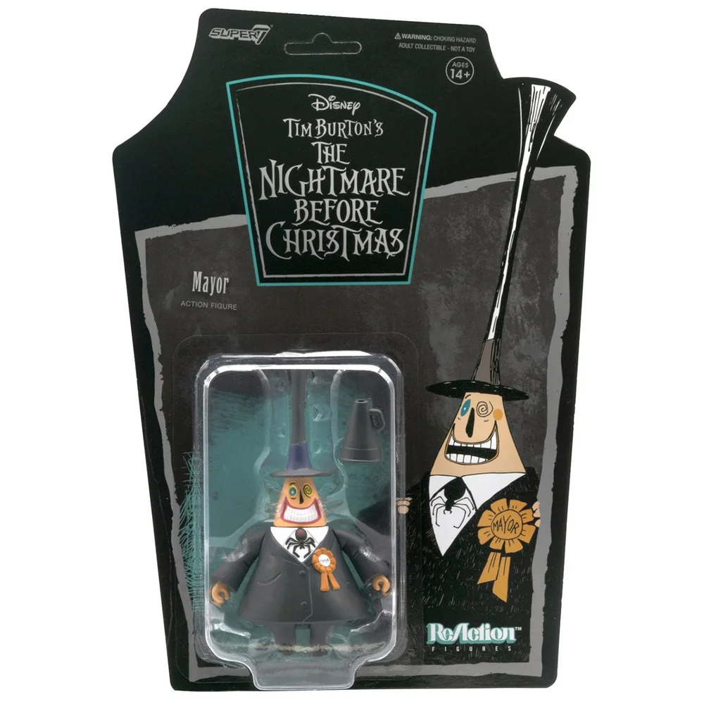 Super7 The Nightmare Before Christmas ReAction Figure - The Mayor Afbeelding 1
