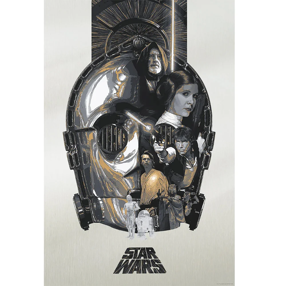 Star Wars: A New Hope 'De Vierde' Litho door Devin Schoeffler Afbeelding 1
