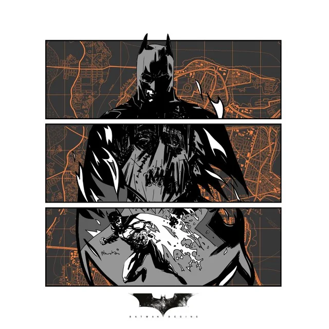 Batman Begins Gotham City Defender Heren T-Shirt - Wit