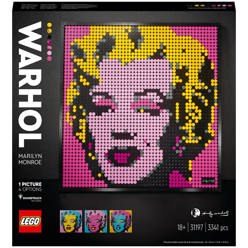 LEGO Kunst Andy Warhol's Marilyn Monroe Set voor Volwassenen (31197) Afbeelding 1